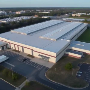 Exterior view of Formosa Packaging facility in Memphis