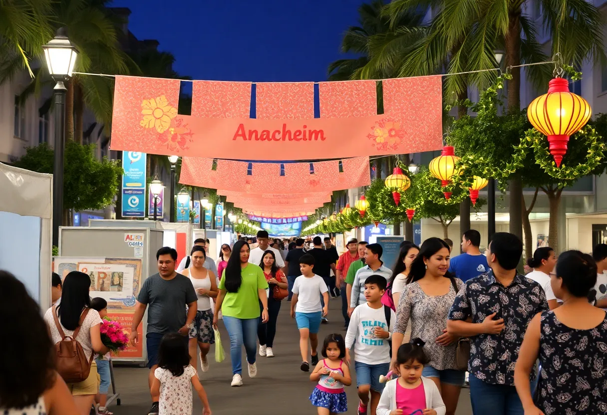 Families enjoying community events in Anaheim